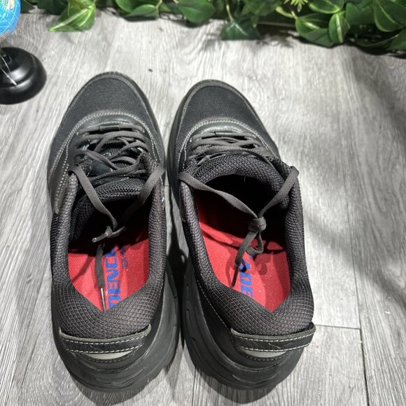 Hoka One Bondi L Men’s Size 11.5 Black Leather/mesh 1110538 BRVN Running Shoes